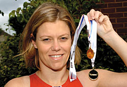 In the swim: Nicola Bainbridge won two gold medals in Manchester, setting personal best times. - 71085